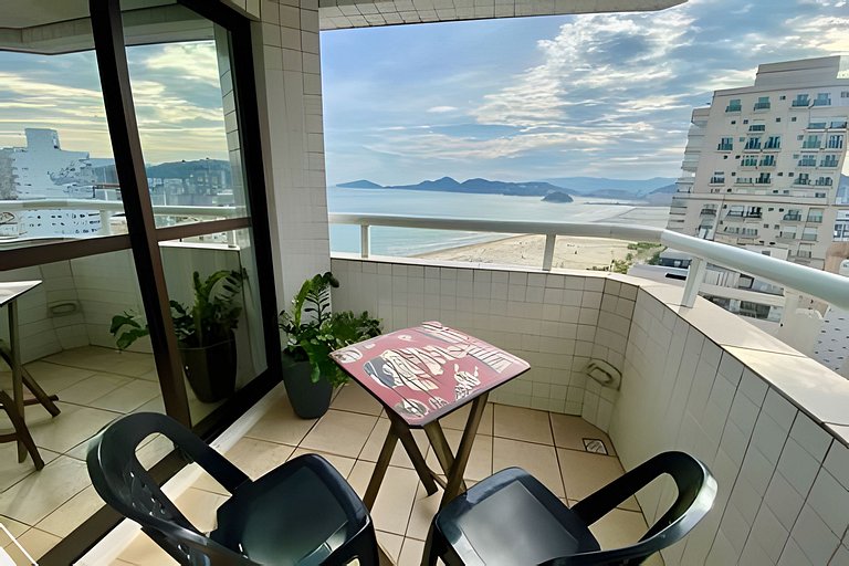 Paradisíaca vista para o mar no Gonzaga!