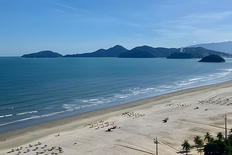 SHB - Incrível Vista ao Mar e Piscina em Santos