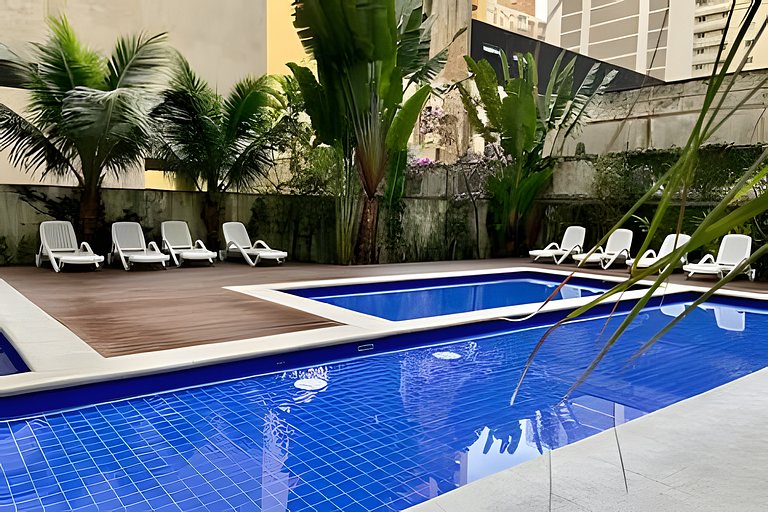Paraíso com piscina:  Pitangueiras Lazer Completo