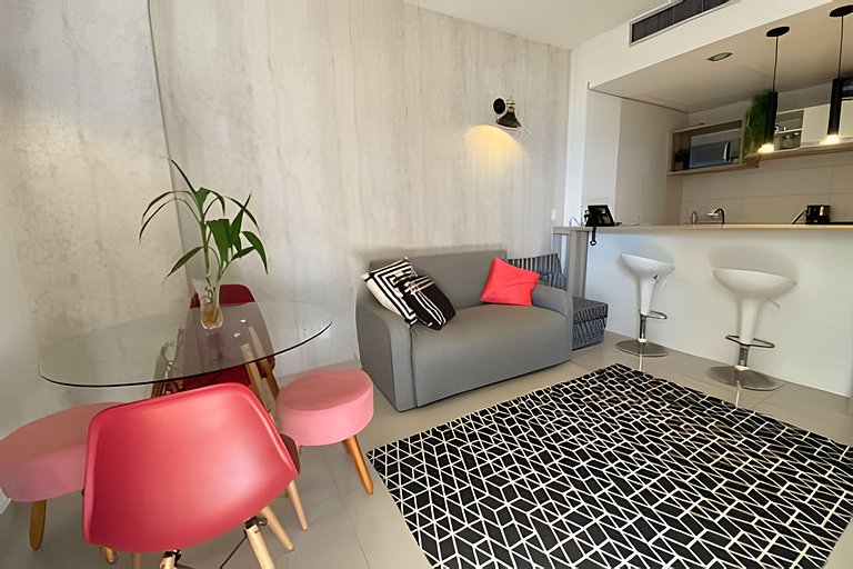 SHB - Melhor prédio de Santos! Vista para o mar!