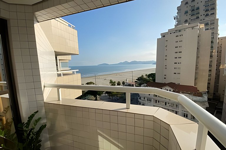Pé na Areia:  Refúgio com vista mar no Gonzaga