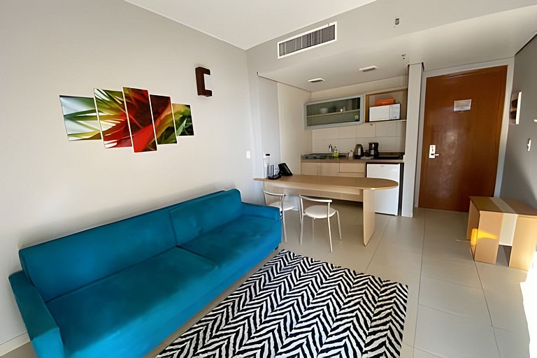 SHB - Pé na Areia: Refúgio vista mar no Gonzaga