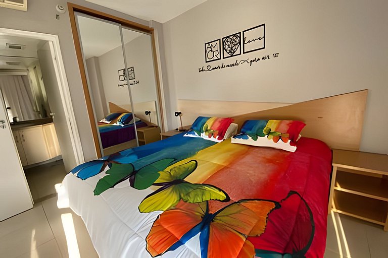 SHB - Pé na Areia: Refúgio vista mar no Gonzaga