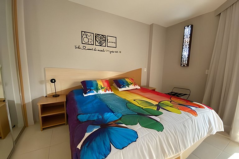 Pé na Areia:  Refúgio com vista mar no Gonzaga