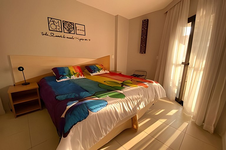 SHB - Pé na Areia: Refúgio vista mar no Gonzaga