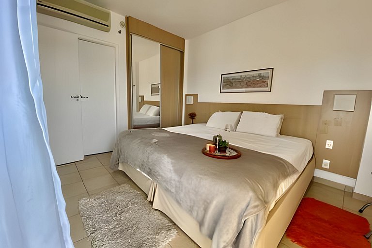 SHB - Charmoso Flat Com Vista Mar, Piscina e Wi Fi