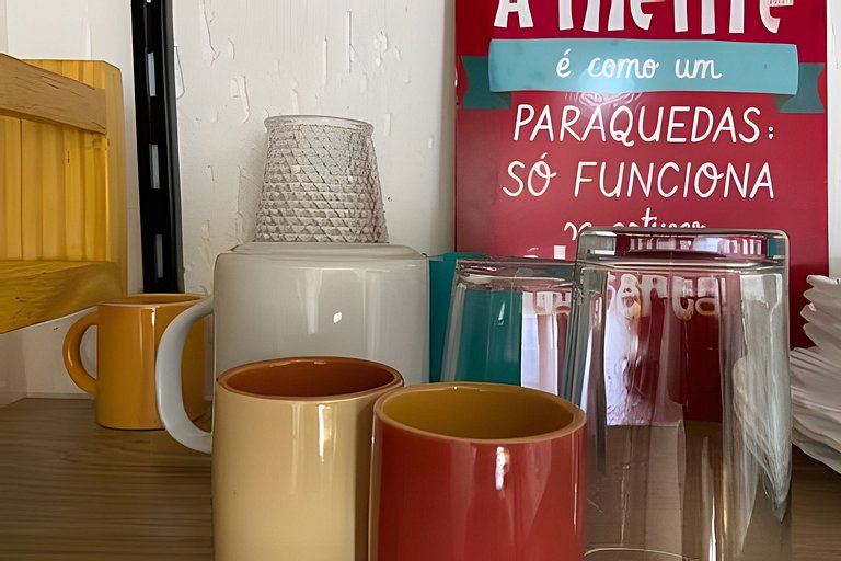 SHB - Charmoso Flat Com Vista Mar, Piscina e Wi Fi