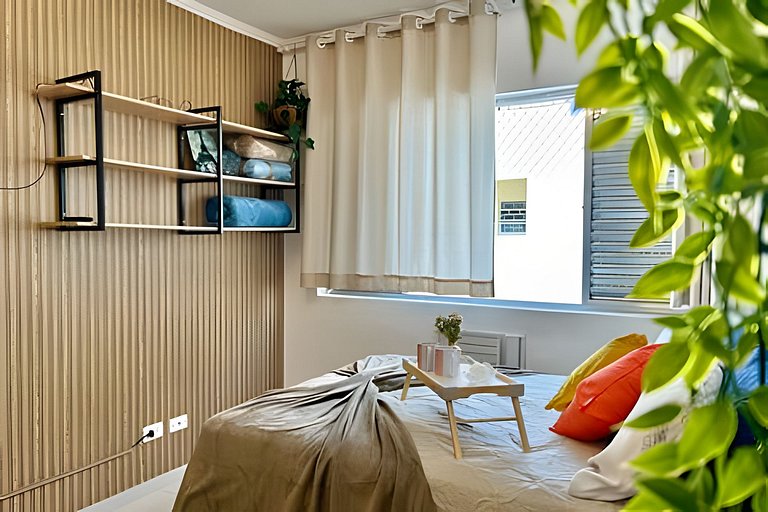 Studio no Coração do Gonzaga beira mar