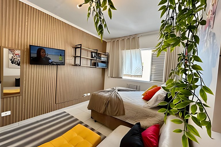 SHB - Studio no Coração do Gonzaga á Beira Mar