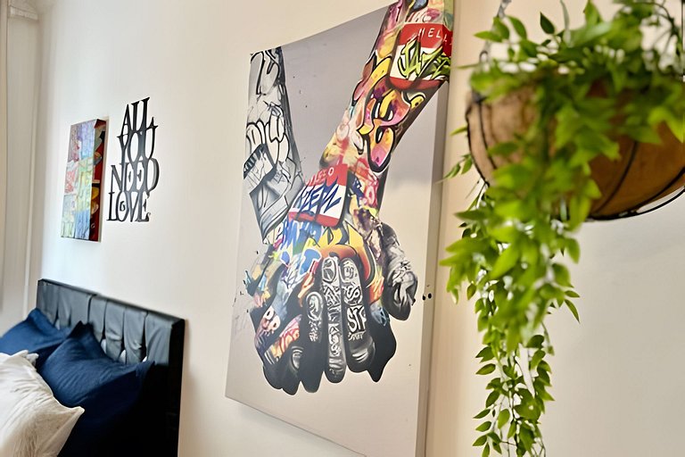 SHB - Studio no Coração do Gonzaga á Beira Mar