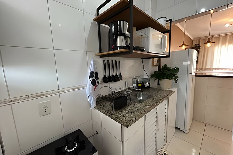 SHB - Studio no Coração do Gonzaga á Beira Mar