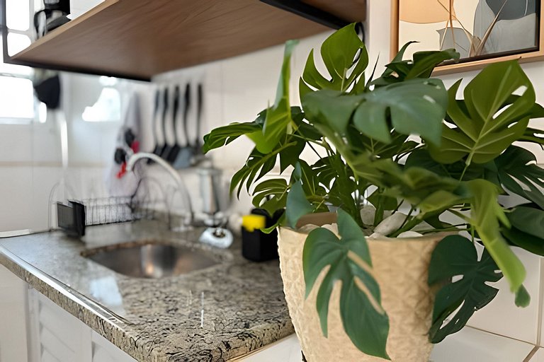 SHB - Studio no Coração do Gonzaga á Beira Mar