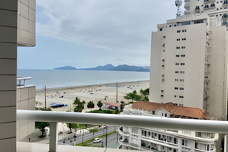 Elegante apto com vista mar no Gonzaga