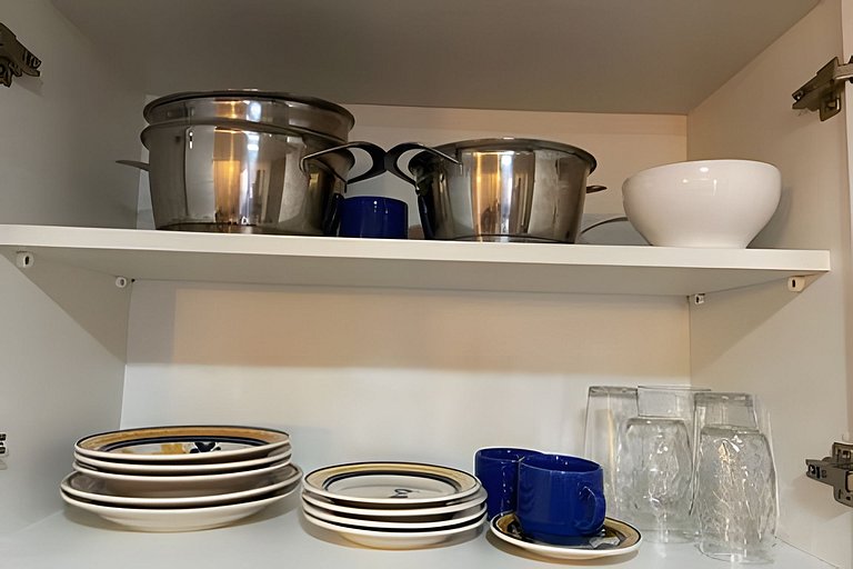 Flat à beira-mar no melhor de Santos para família!