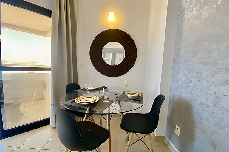 SHB - Flat beira-mar no Gonzaga p/ família!