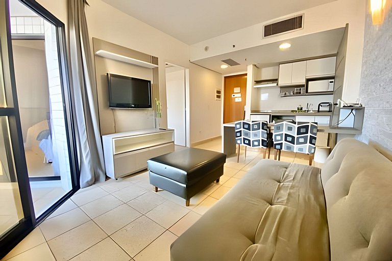 SHB - Lindo apartamento frente a praia!