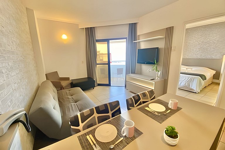 Lindo apartamento frente a praia!