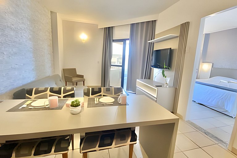 Lindo apartamento frente a praia!