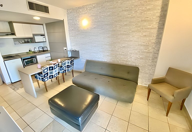 SHB - Lindo apartamento frente a praia!