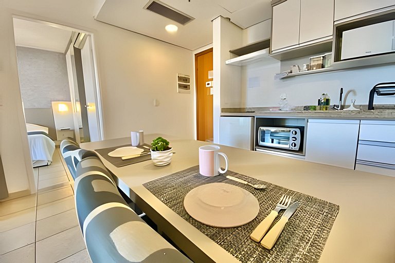 SHB - Lindo apartamento frente a praia!