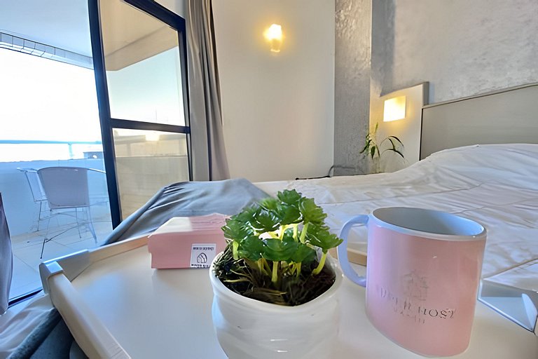 SHB - Lindo apartamento frente a praia!