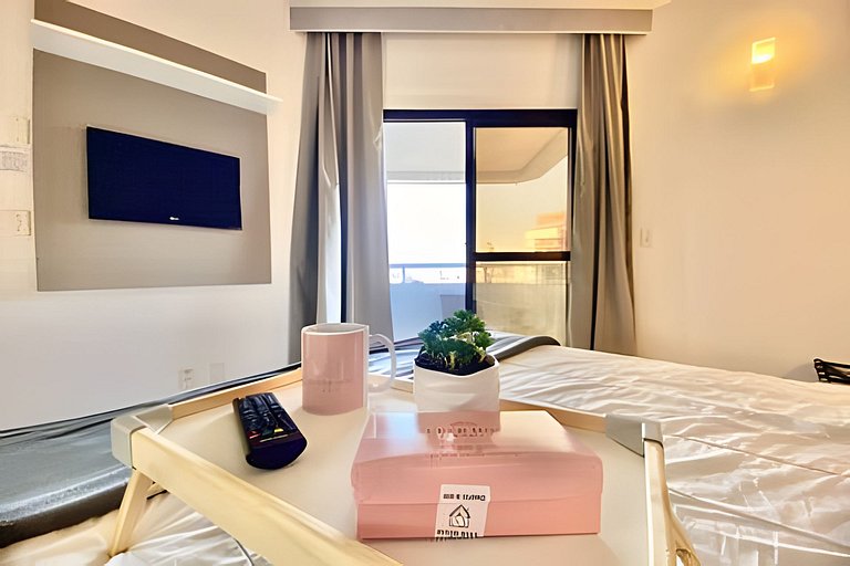 SHB - Lindo apartamento frente a praia!