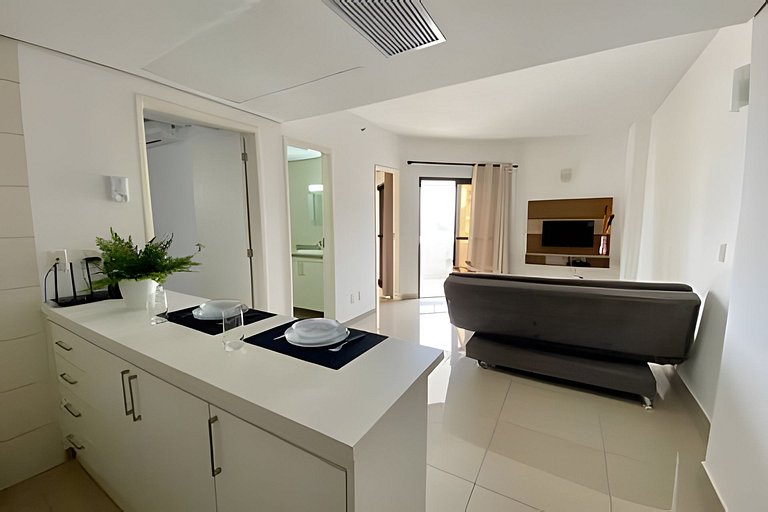 SHB - Família à Beira-Mar: 2 quartos Pé na Areia