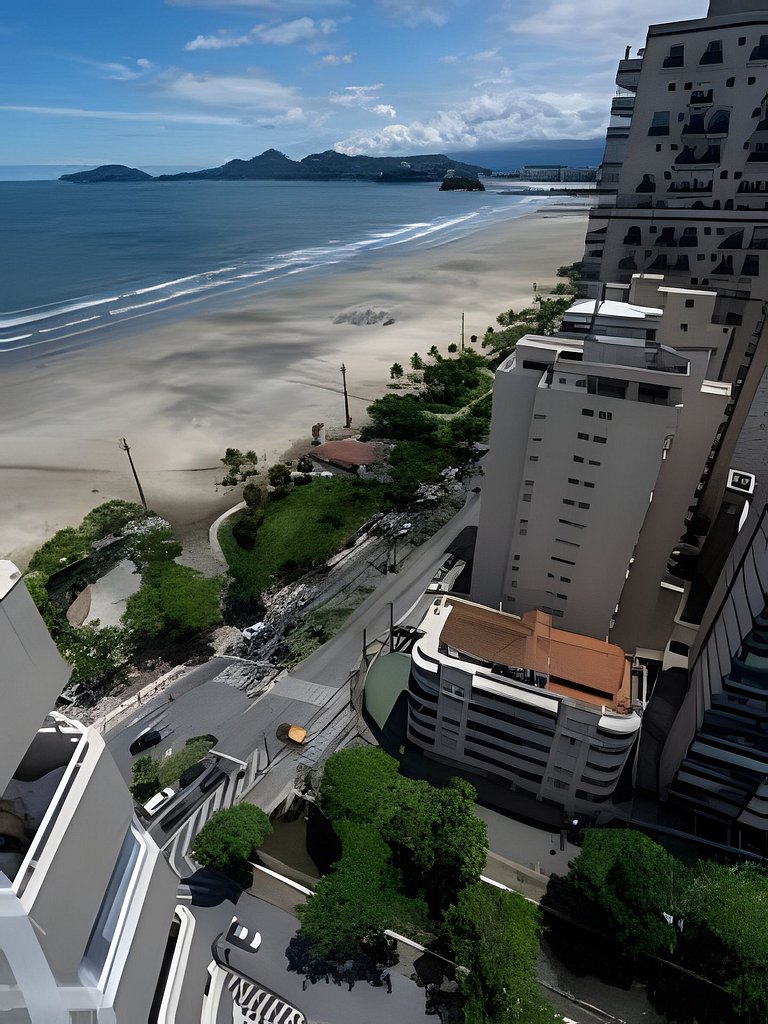 Magnífica vista para o mar no Gonzaga em Santos
