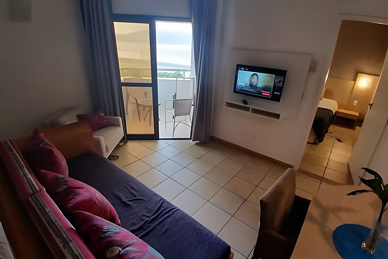 SHB - Flat vista mar no Boqueirão! Wi fi /Piscina