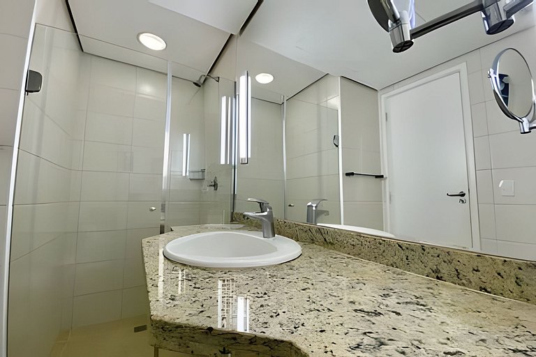 SHB - Flat vista mar no Boqueirão! Wi fi /Piscina