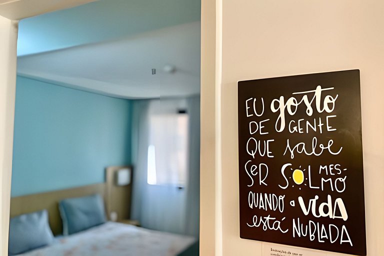 Oásis Familiar à Beira-Mar: Pé na Areia
