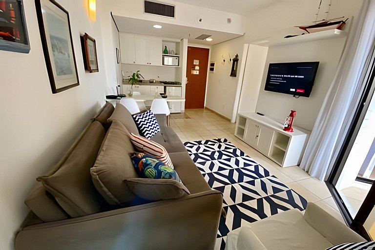 SHB - Piscina, vista mar e “pé na areia” em Santos