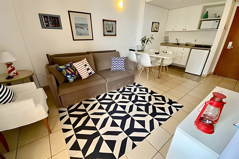 SHB - Piscina, vista mar e “pé na areia” em Santos