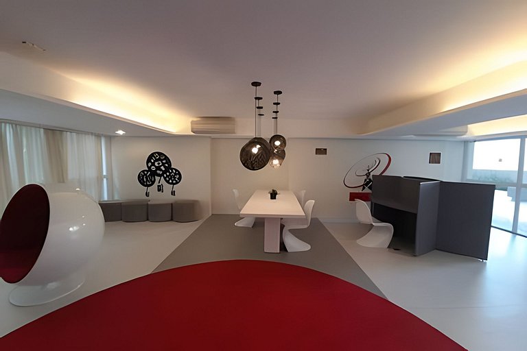 Requinte, vista mar, sauna e piscina!