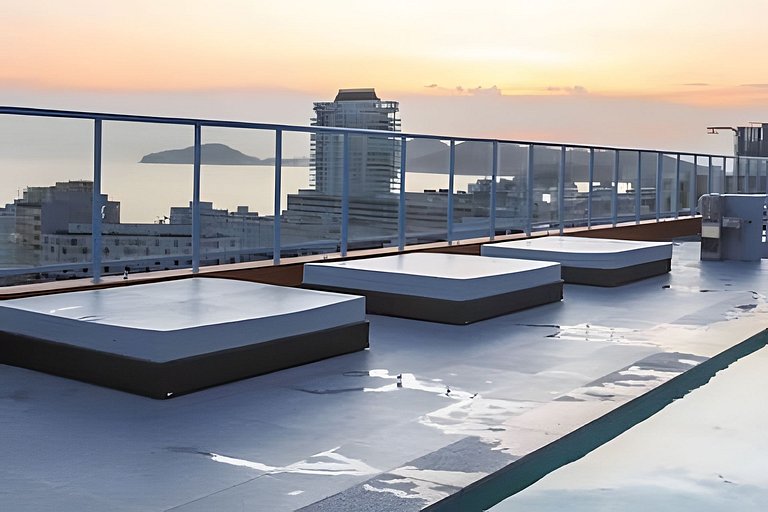 No coração do Gonzaga com piscina e lazer completo