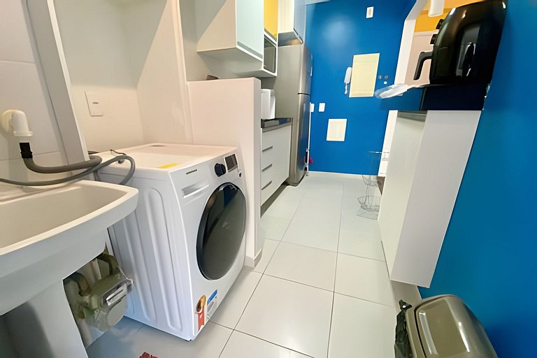 No coração do Gonzaga com piscina e lazer completo