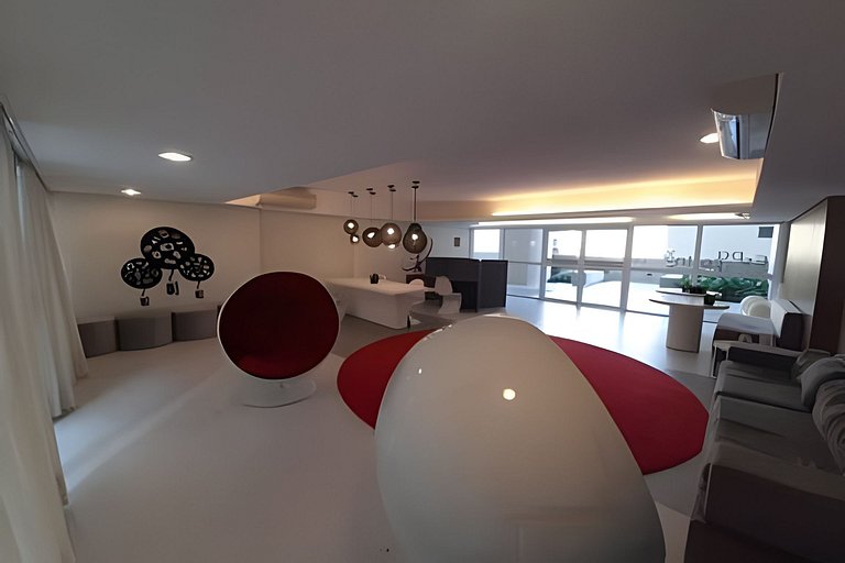 No coração do Gonzaga com piscina e lazer completo