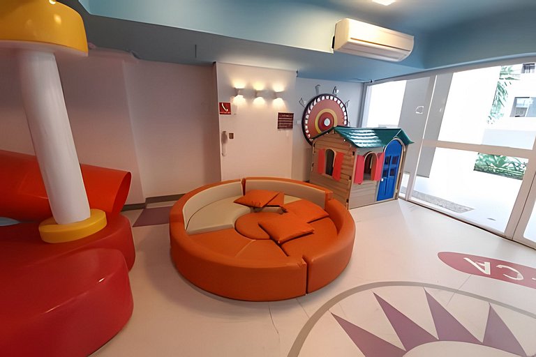 No coração do Gonzaga com piscina e lazer completo