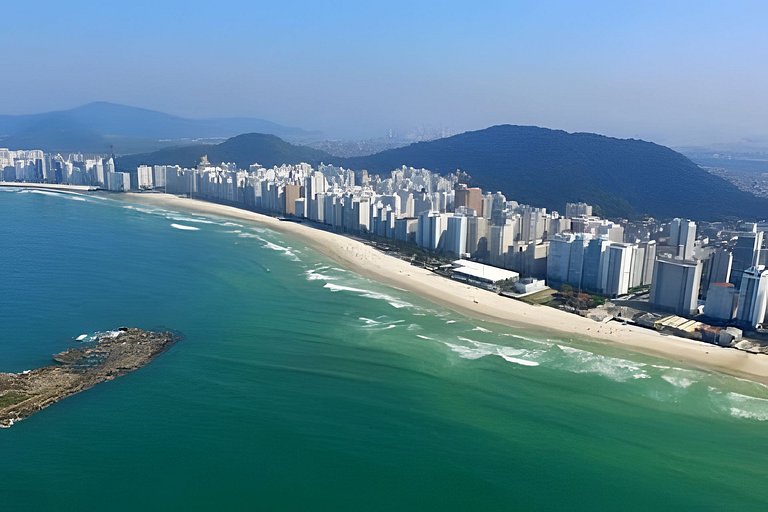 Delicioso apartamento no coração do Guarujá