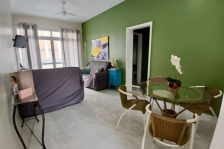 Delicioso apartamento no coração do Guarujá