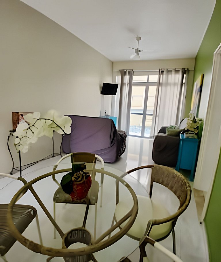 Delicioso apartamento no coração do Guarujá