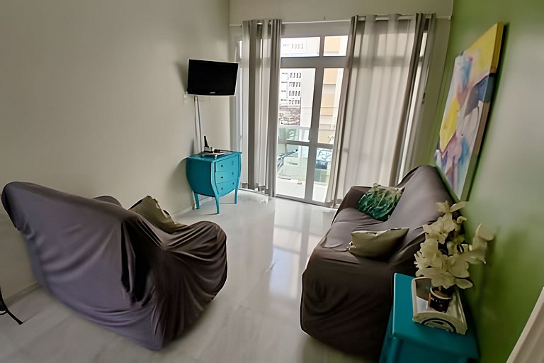 Delicioso apartamento no coração do Guarujá