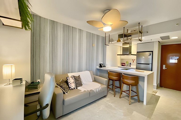 SHB - Apê incrível "pé na areia" no Gonzaga