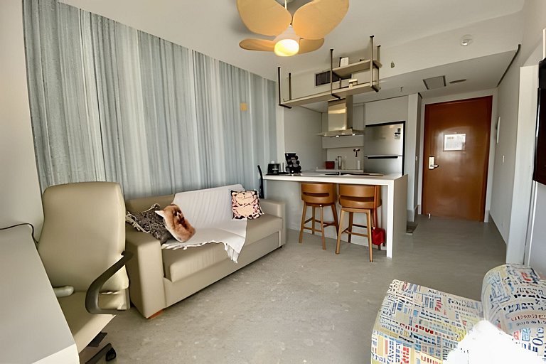 SHB - Apê incrível "pé na areia" no Gonzaga