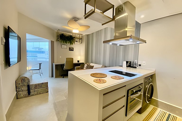 SHB - Apê incrível "pé na areia" no Gonzaga