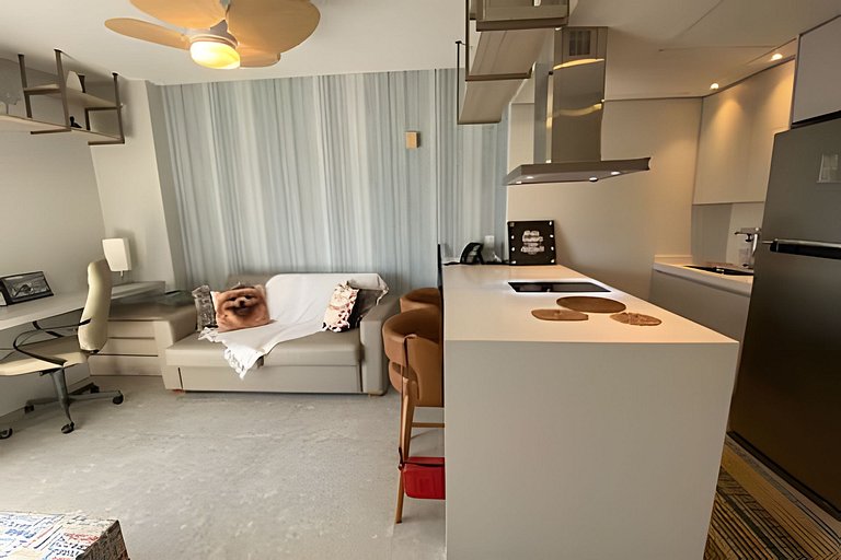 SHB - Apê incrível "pé na areia" no Gonzaga