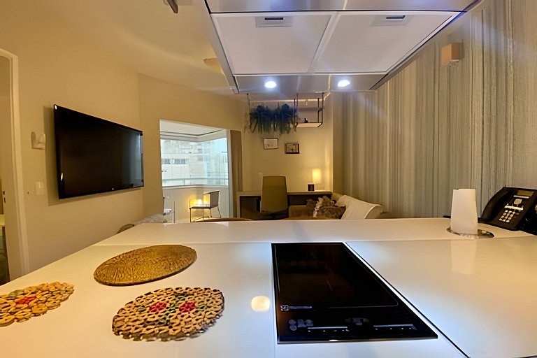 SHB - Apê incrível "pé na areia" no Gonzaga