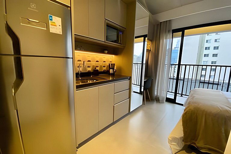 Studio novíssimo prox. a Paulista / Wi fi / Cowork