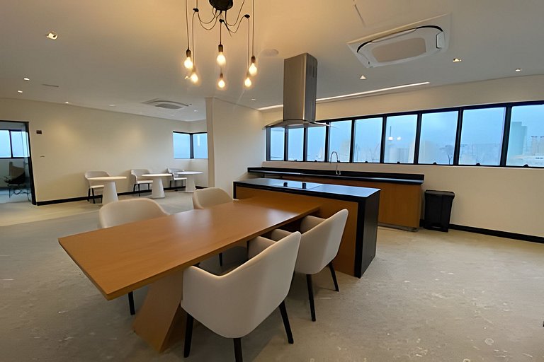 Studio moderno com sacada prox. Paulista