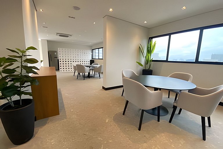 Studio moderno com sacada prox. Paulista